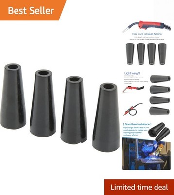 4PCS Lightweight Gasless MIG Nozzles - Perfect for Professional Welding Tasks
