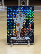 2023-24 Victor Wembanyama #257 Mosaic Genesis Rc Nba Debut Rookie Rare Ssp READ