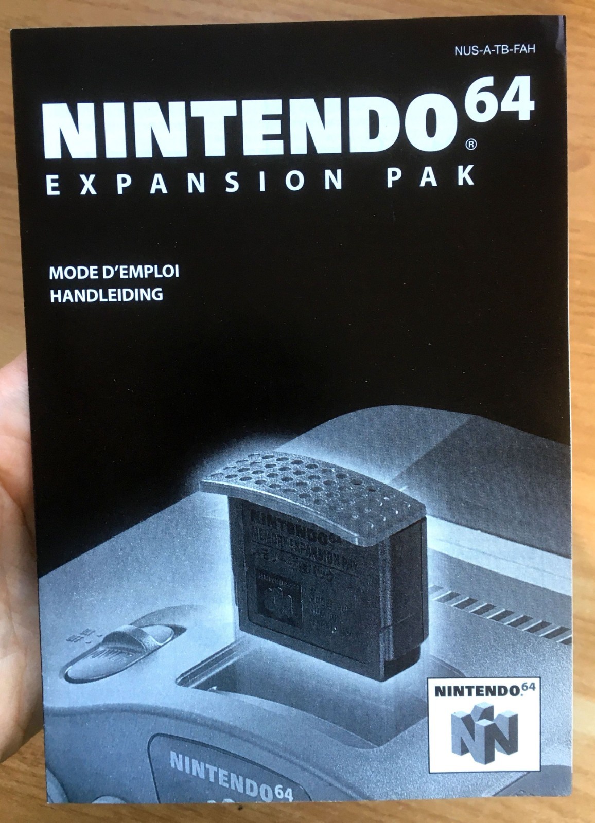 EXPANSION PAK - NOTICE 100% ORIGINALE NINTENDO 64 N64 PAL FAH (FR) Booklet - N°2