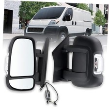 eft Driver Side Mirror Compatible with 2014-2025 Ram Promaster L 2 2Pins