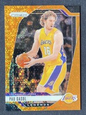 Pau Gasol 2024-25 Panini Prizm Legends Fast Break Orange Base /125 #281