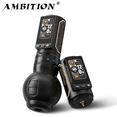 Ambition Ninja Max 280 Wireless Tattoomaschine Brushless Motor 2400mAh Akku