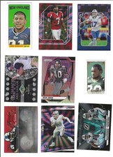 18 NFL Inserts/Parallels; Aaron Hernandez, Michael Vick, Josh Allen, Kurt Warner