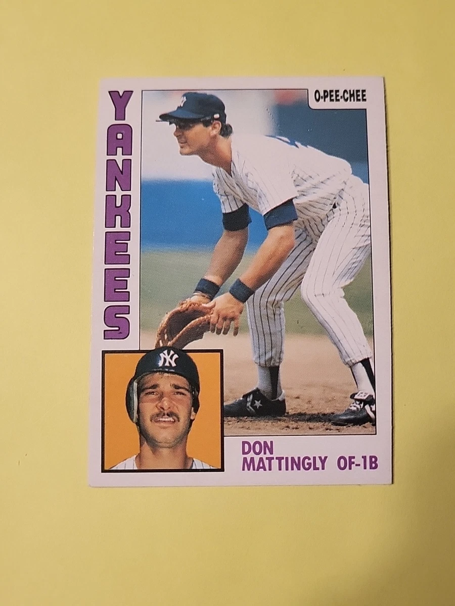 1984 Don Mattingly O-Pee-Chee Yankees Sticker Card #325 #297 – Ungraded, Canada Issue