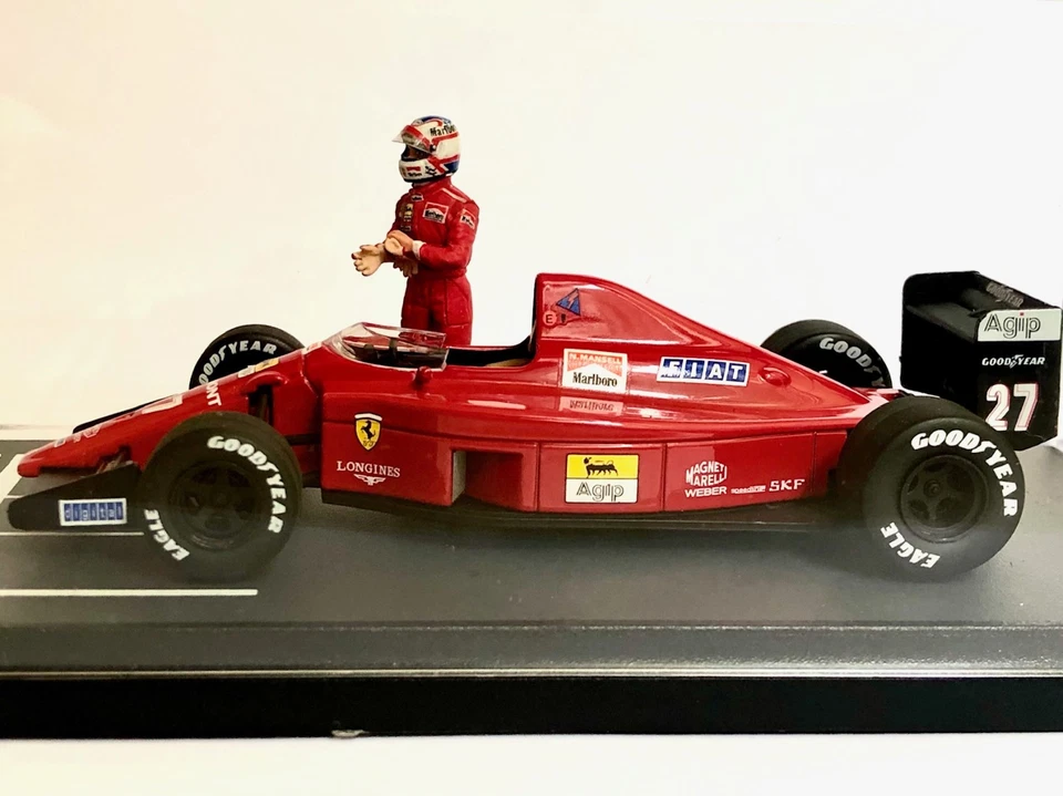 F1 1/43 Hot Wheels Elite Ferrari F1-89 N°27 Nigel Mansell 1st Hungary GP 1989 - Immagine 2 di 4