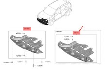 Hyundai Tucson MK3 Motorabdeckung unten 29110D7600 NEU ORIGINAL