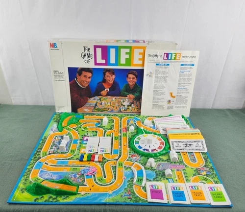 Vintage 1991 Game of Life by Milton Bradley Complete
