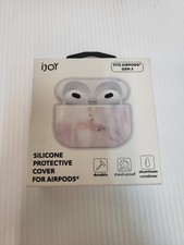 Ijoy Silicone Protective Cover For Airpods Gen 3 - Marble Pattern