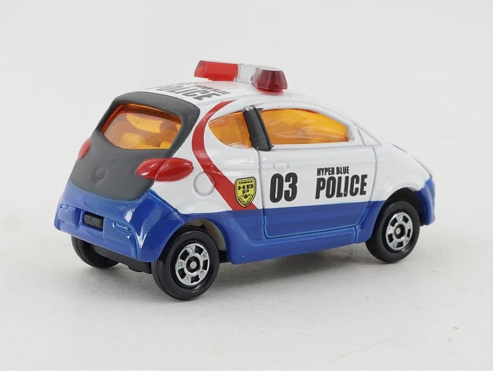 Subaru R1 Blue Rat Hyper Blue Police 2007 HBP03 car set T4 - Image 2 of 3