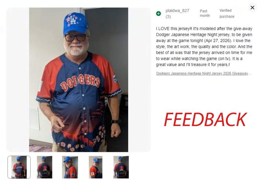 Dodgers Japanese Heritage Night Jersey 2026 Giveaway | eBay