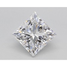 E Color VVS1 Clarity Princess Cut Lab Grown 1.60 CT Loose Diamond For Jewelry