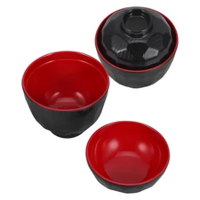 2 Pcs Japanese Miso Bowl Food Container Cooked Rice Serving Dish