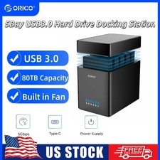 ORICO 5 Bay USB 3.0 Hard Drive Enclosure Magnetic-type 3.5Inch Hard Disk