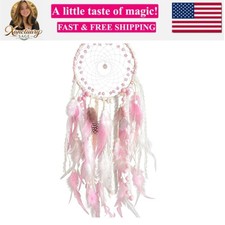Pink Dream Catcher Feather Dream Catchers Wall Decor Handmade Dreamcatcher Wa...