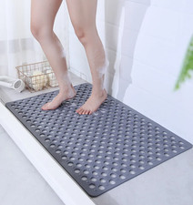 NON SLIP Bathtub Mats Suction Cups Washable Bathroom Inside Shower Mat Anti Mold