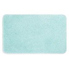 Mainstays Basic Polyester 24" x 40" Large Bath Rug, Aqua