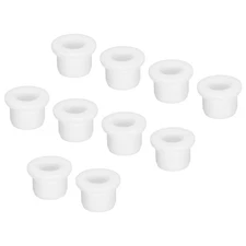 10Pcs T Type Rubber Grommet Mount Dia 13mm 17x8x12mm Seal Protection White