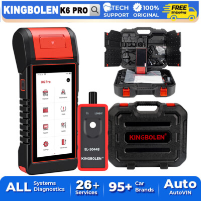 KINGBOLEN K6 PRO Elite V + Car Diagnostic Scanner TPMS Programming Relearn Tool