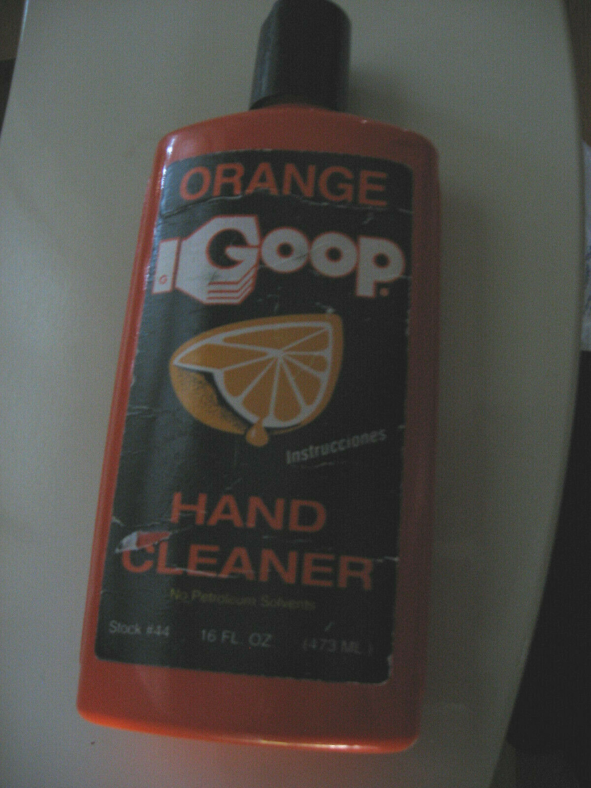 Orange Goop Waterless Hand Cleaner With Natural Citrus & Pumice, 16 oz