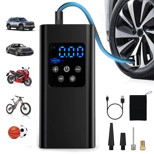 Portable Car Tire Air Inflator 8000mAh Air Compressor Bicycle Tire Tyre Inflator - Picture 4 of 15