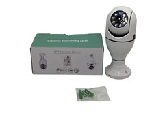    2pcs New PC HD 1080P 2.4Ghz Wifi E27 Bulb IP Camera Smart Home NEW - FL
