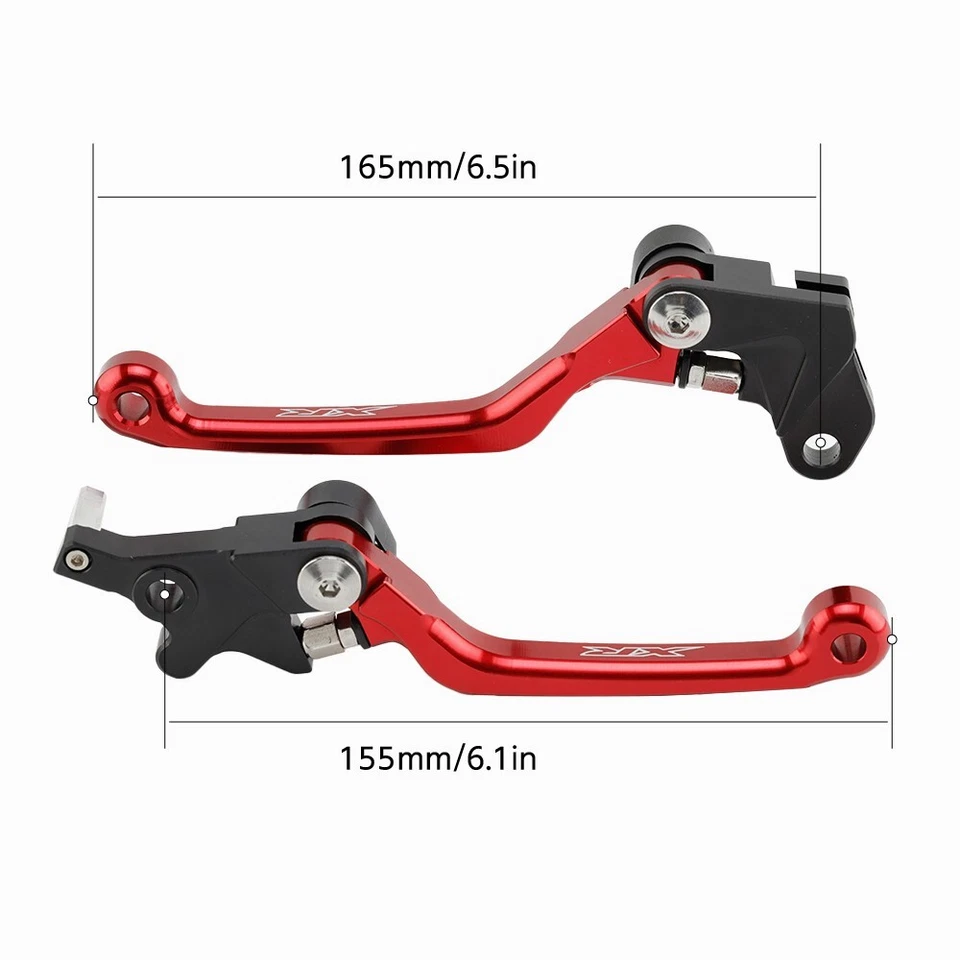 CNC Pivot Brake Clutch Levers For HONDA XR650L XR 650L XR 650 L 1993-2024 Black - Image 2 of 4
