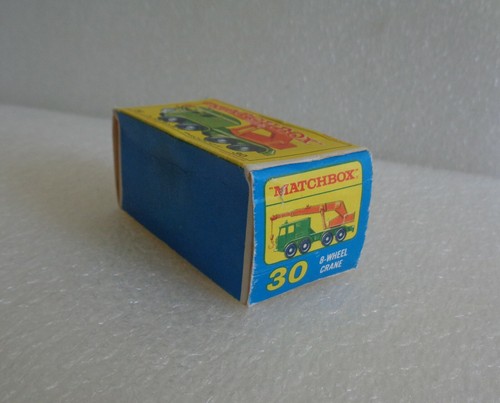 VINTAGE LESNEY MATCHBOX EIGHT WHEEL CRANE No.30 WITH BOX EXCELLENT - Picture 10 of 10