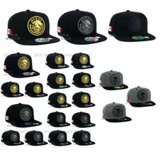 MEXICO Hat State Federal Logo Embroidered Snapback Hiphop Flat Bill Baseball Cap