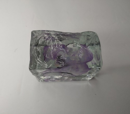 Kerry Glass Ireland Swirled Glass Candle Stick Holder (tapered Candle) 2”x2x1” - Picture 4 of 7