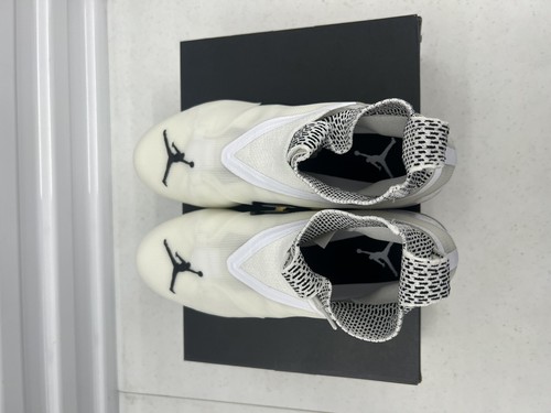 Jordan Alpha Menace Elite 3 Wide White Football Cleats Men’s Size 13 W DH3365 - Picture 4 of 7
