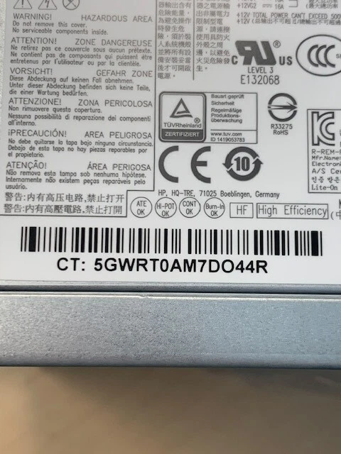 500 watt psu L07304-001 HP - Image 4 of 4