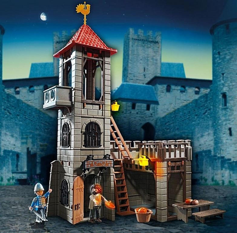 Medieval Playmobil Fort Playmobil 4866 Falcon Knights Castle
