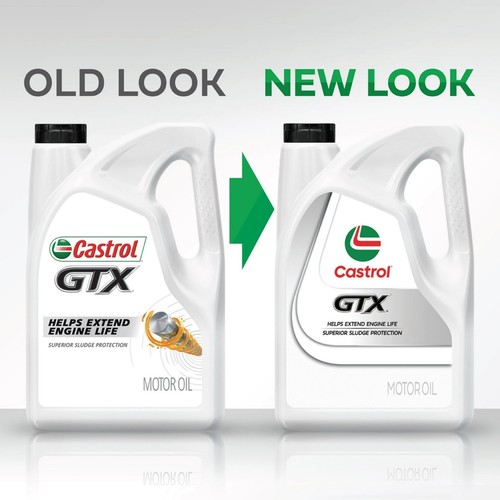 🔥COMBO 2 PACK🔥 Castrol GTX 5W-30 Synthetic Blend Motor Oil, 5 Quarts - Picture 9 of 9