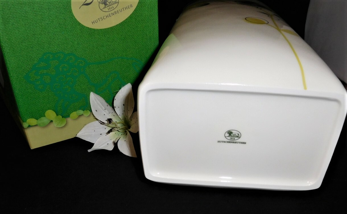 Hutschenreuther Green Garden " Rotkehlchen " Vase 28 cm Neu & Ovp eBay