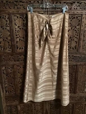 New Grade & Gather clay stripe maxi skirt sz L