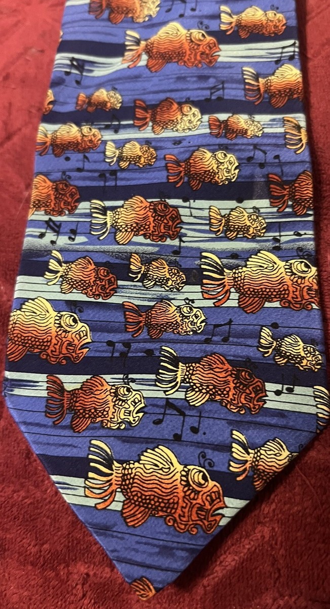 Jerry Garcia Goldfish Silk Tie