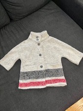 G089 GAP TEXTURED COLORBLOCK GIRL CARDIGAN SWEATER SIZE 6-7