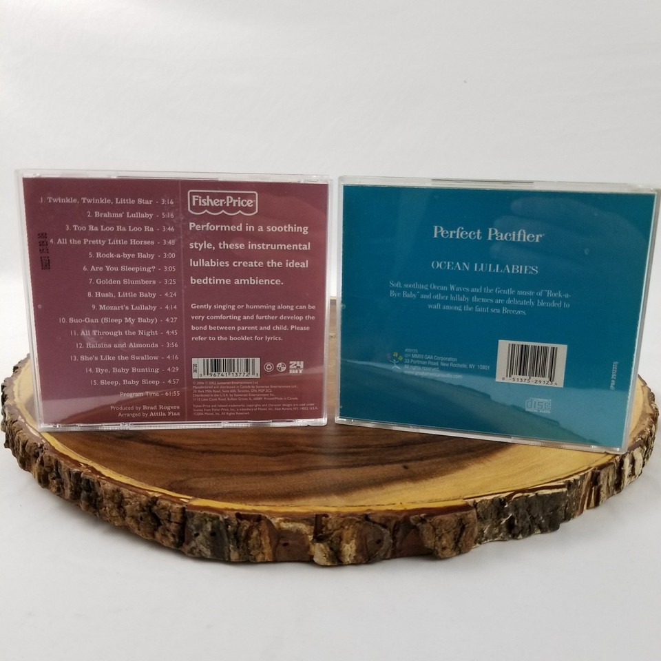 Lot Of 2 Lullaby Baby Tender Lullabies Fisher Price CD's Perfect