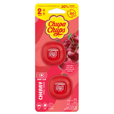 Chupa Chups Car Air Freshener Perfume Deodorizer Refresher Fragrance - 2 Pack...
