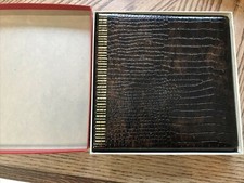 NIB CR Gibson Multiview Photo Album K615H Jumbo 3.5x5 or 5x7 ALLIGATOR Vintage