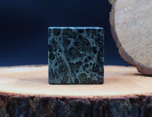 40MM Green Kambaba Jasper Cube Natural Healing Crystal Cube Chakra Gemstone Gift - Picture 6 of 7