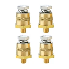M8 Thread Male Brass Battery Charging Post Terminals M8 Battery Post Adapter 