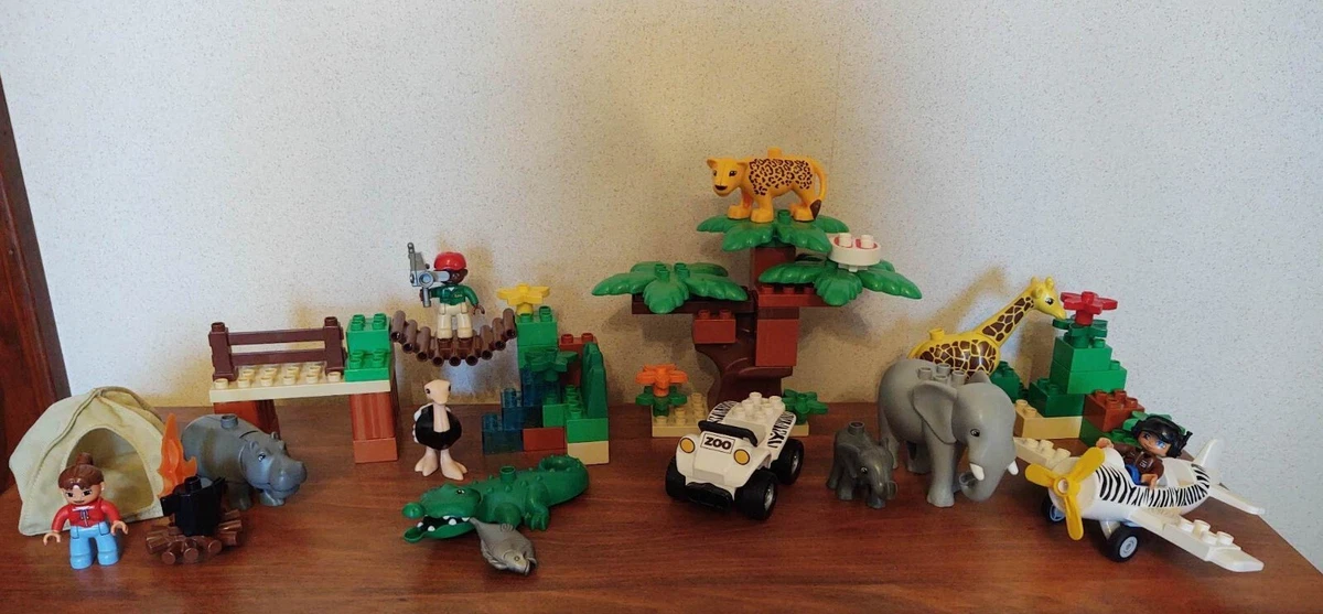 Retired Rare 2012 LEGO Duplo 6156 Photo Safari 100 Complete Used w o box