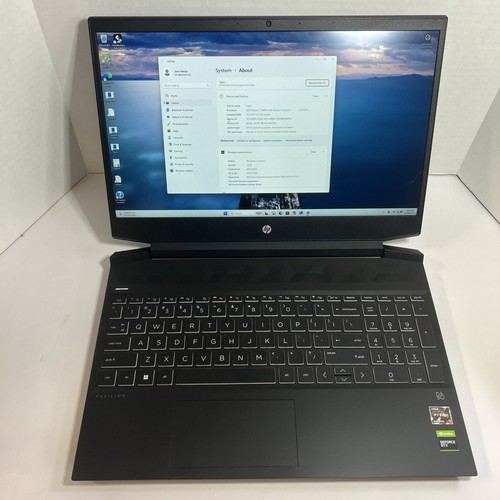 HP 15z-ec200 Gaming Laptop 15.6" Ryzen 5800H 16GB 256+2TB SSDs Nvidia GTX 1650