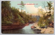Postcard River Scene Near Bridgeport Connecticut c1912 Postcard River Scene Near Bridgeport Connecticut c1912