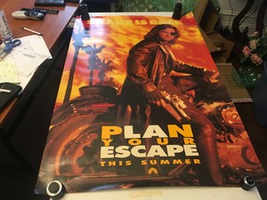 Escape Form La Movie Poster Snake Is Back Kurt Russell 27 X 40 Ebay