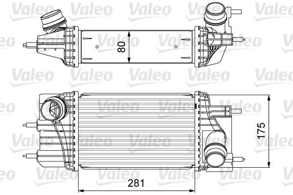 Valeo 818666 LadeluftküHler Passend FüR Nissan-image