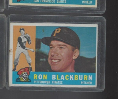 1960 TOPPS #209 RON BLACKBURN EX-EX/MT | eBay