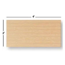NEW Slatwall Easy Panels, Set of 2 PIECES, 2' H x 4' W Maple FREE SHIPPING