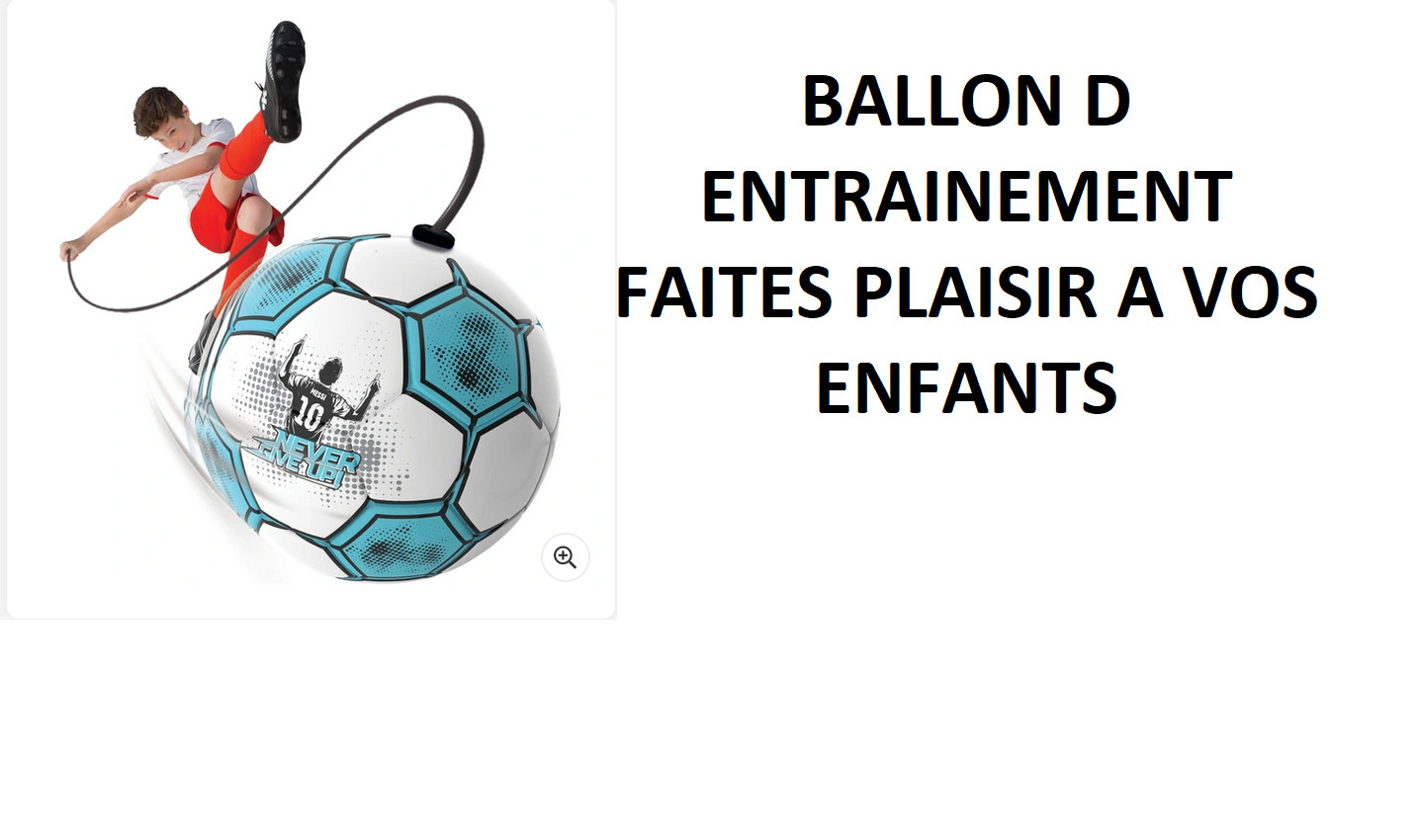 Ballon entraînement intensif pour progresser rapidement au club